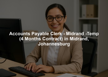 Accounts Payable Clerk - Midrand -Temp (4 Months Contract) in Midrand, Johannesburg