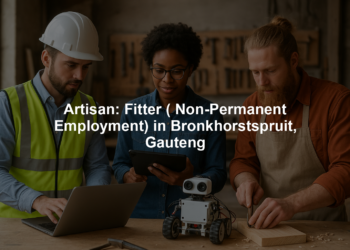 Artisan: Fitter ( Non-Permanent Employment) in Bronkhorstspruit, Gauteng