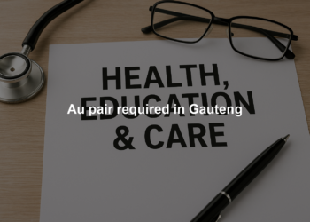 Au pair required in Gauteng