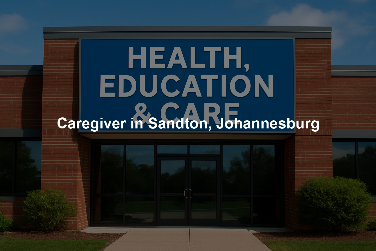 Caregiver in Sandton, Johannesburg