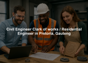 Civil Engineer Clark of works / Residential Engineer in Pretoria, Gauteng