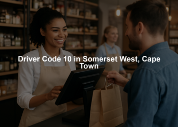 Driver Code 10 in Somerset West, Cape Town