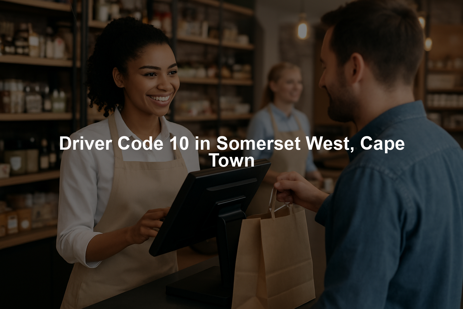 Driver Code 10 in Somerset West, Cape Town