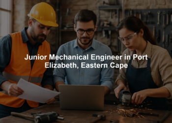 Junior Mechanical Engineer in Port Elizabeth, Eastern Cape