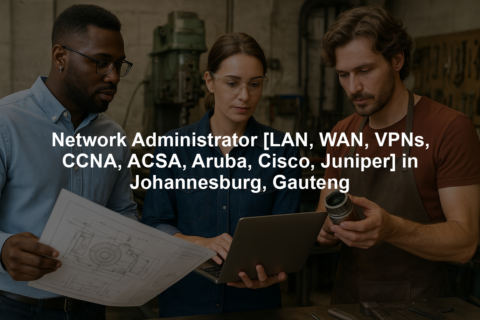 Network Administrator [LAN, WAN, VPNs, CCNA, ACSA, Aruba, Cisco, Juniper] in Johannesburg, Gauteng