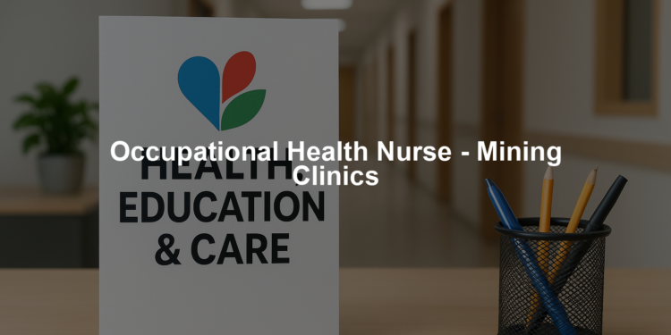 Occupational Health Nurse - Mining Clinics