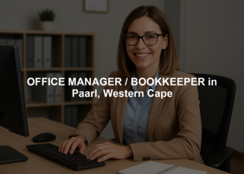 OFFICE MANAGER / BOOKKEEPER in Paarl, Western Cape
