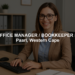 OFFICE MANAGER / BOOKKEEPER in Paarl, Western Cape