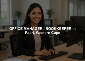 OFFICE MANAGER / BOOKKEEPER in Paarl, Western Cape