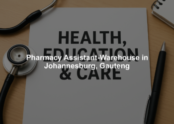 Pharmacy Assistant-Warehouse in Johannesburg, Gauteng