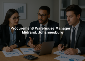 Procurement/ Warehouse Manager in Midrand, Johannesburg