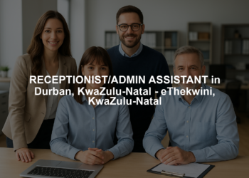 RECEPTIONIST/ADMIN ASSISTANT in Durban, KwaZulu-Natal - eThekwini, KwaZulu-Natal