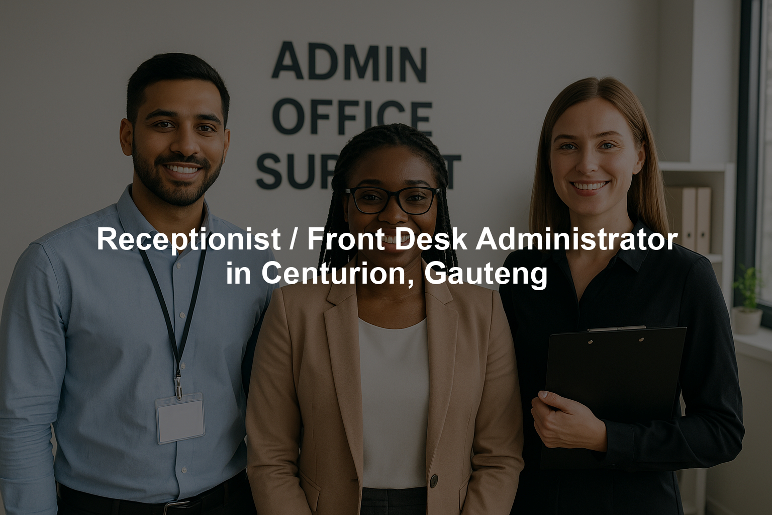 Receptionist / Front Desk Administrator in Centurion, Gauteng