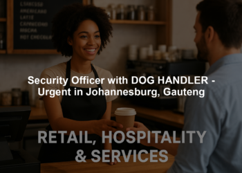 Security Officer with DOG HANDLER - Urgent in Johannesburg, Gauteng