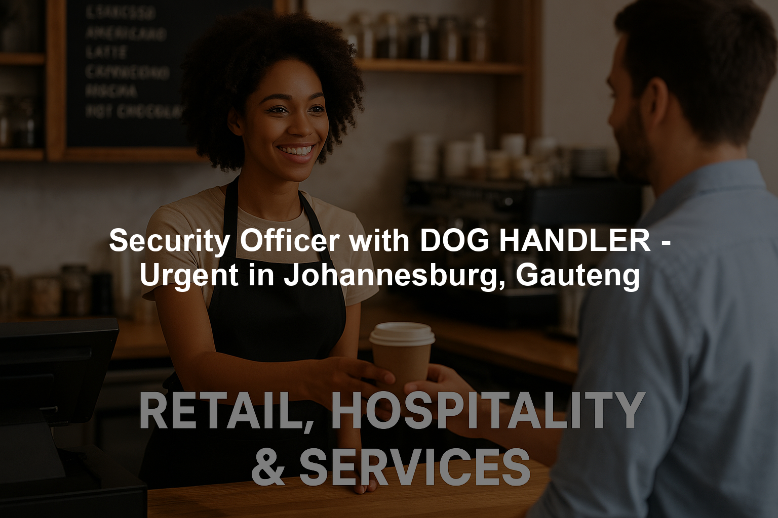Security Officer with DOG HANDLER - Urgent in Johannesburg, Gauteng