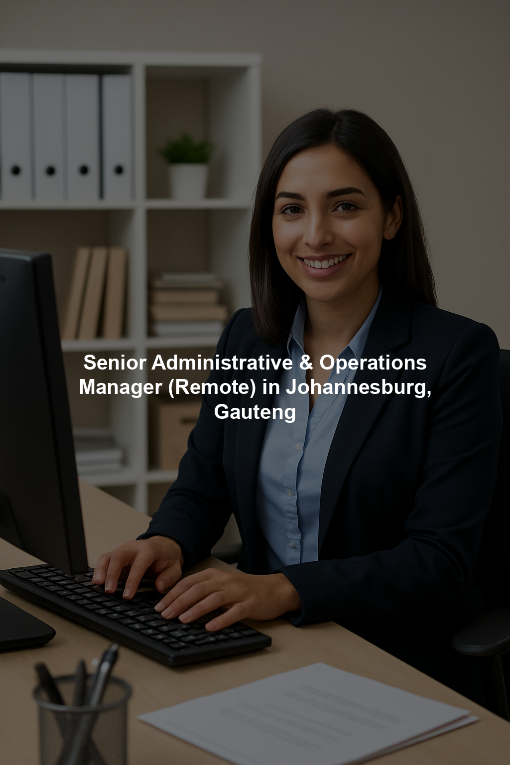 Senior Administrative & Operations Manager (Remote) in Johannesburg, Gauteng