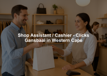 Shop Assistant / Cashier - Clicks Gansbaai in Western Cape