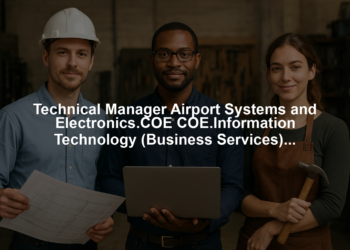 Technical Manager Airport Systems and Electronics.COE COE.Information Technology (Business Services)(J21001) in Gauteng