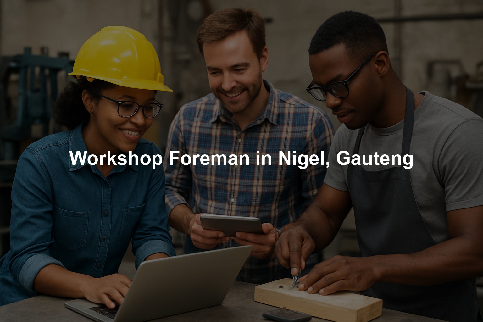 Workshop Foreman in Nigel, Gauteng